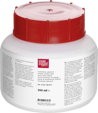 KNORR Prandell 2126140011 Transferlack transparent