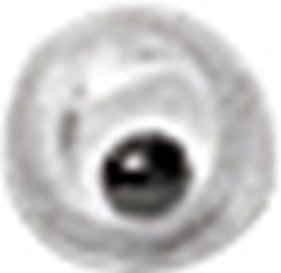 Wackelaugen Ø 3 mm Kunststoff weiss mit schwarzer Pupille