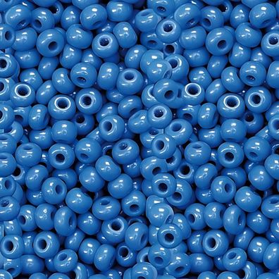 KNORR Prandell 213104335 Böhmische Rocailles Ø 25 mm Glas jeansblau