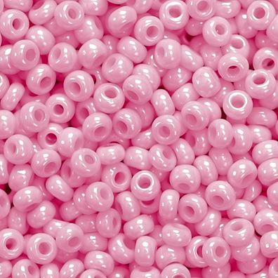 KNORR Prandell 213104214 Böhmische Rocailles Ø 25 mm Glas zartrosa