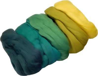 KNORR Prandell Merino-Wolle-Mix gelb lindgrün grün petrol tannengrün