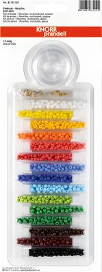 KNORR Prandell 216115103 Rocailles-Set Ø 25 mm Glas bunt gemischt