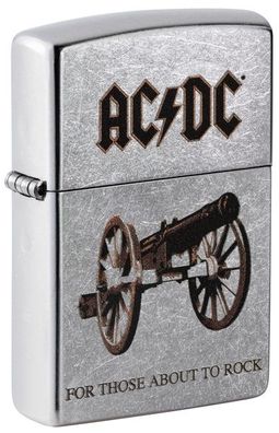 Zippo Feuerzeug AC/DC chrom For Those About Rock