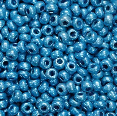 KNORR Prandell 216104371 Böhmische Rocailles Ø 25 mm Glas blau