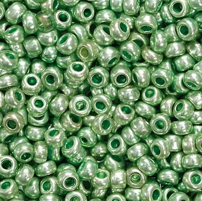 KNORR Prandell 213104419 Böhmische Rocailles Ø 25 mm Glas grün