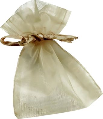 KNORR Prandell 216399428 Organzasäckchen 10 x 8 cm creme