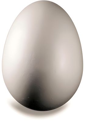 KNORR Prandell 216768040 Styropor-Ei 8 x 5 cm Styropor weiss