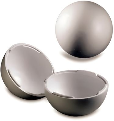 KNORR Prandell Styropor-Kugel-Set 2-teilig Ø 25 cm Styropor weiss