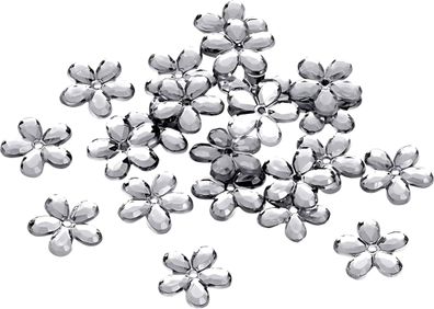 KNORR Prandell 218022048 Spiegelblumen Ø 12 cm Kunststoff silberfarben