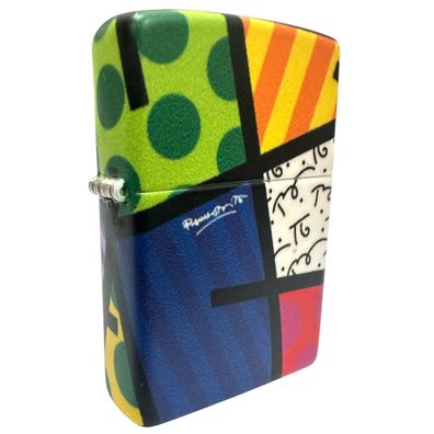 Zippo Feuerzeug Britto Quatro Design Benzin