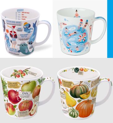 1 Kaffeebecher Strandschnack, Poolparty, Apfel, Kürbis Kaffeetasse Tassen Teetassen