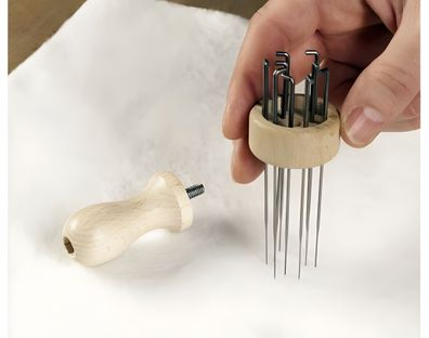KNORR Prandell 218622100 Holzgriff für Filznadeln