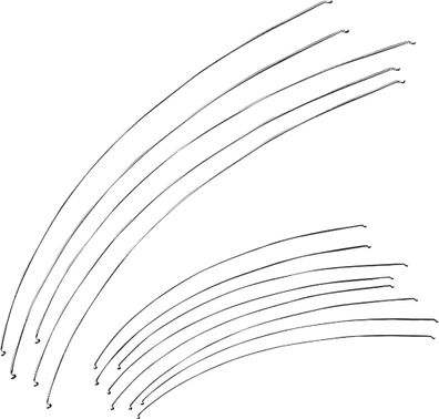 KNORR Prandell 218479020 Mobiléstäbchen 125 cm 25 cm Stahldraht