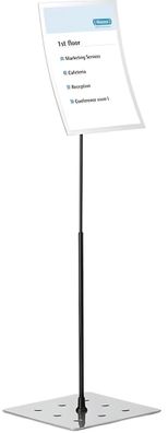 Durable Bodenständer A3 si drehbar Duraview mit Magnetrahmen
