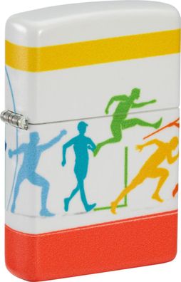 Zippo Track and Field Sports Feuerzeug weiß 60007151