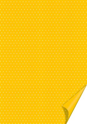 Motivkarton Happy Papers Punkte A4 sonnengelb