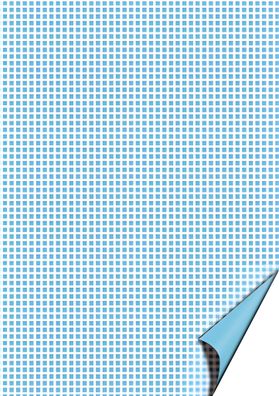 Motivkarton Happy Papers Karos A4 hellblau