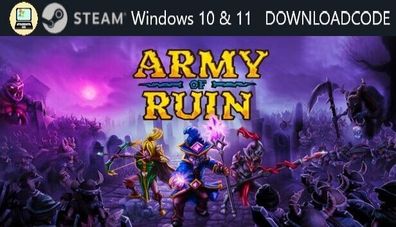 NEU PC Computer Spiel Army of Ruin für Windows 10 11 STEAM Downloadcode Game Key