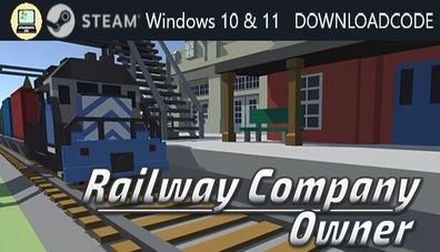 NEU PC Computer Spiel Railway Company Owner für Windows 10 11 STEAM Downloadcode
