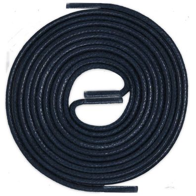 R2-CS Dunkelblau | Durchmesser 2 mm Gewachste Schnürsenkel