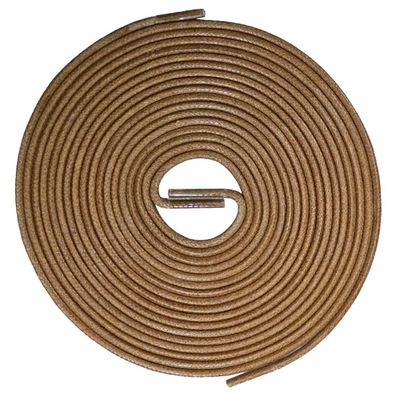 R2-SL Tabacco | Doppelt Gewachste Schnürsenkel, Durchmesser 2 mm