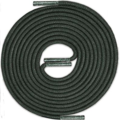 R2-CS Dunkelgrün | Durchmesser 2 mm Gewachste Schnürsenkel