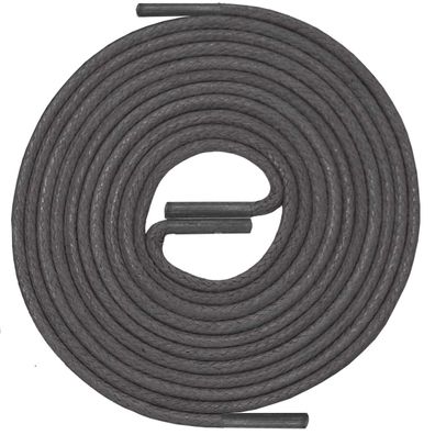 R2-CS GRAU | Durchmesser 2 mm Gewachste Schnürsenkel