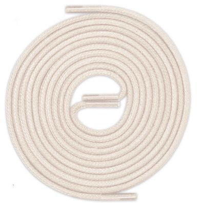 R2-CS Hellbeige | Durchmesser 2 mm Gewachste Schnürsenkel