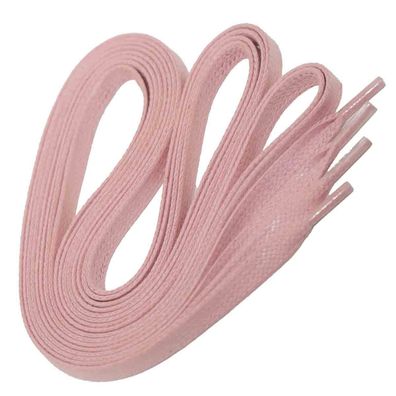 F6-CS Rosa | 6 mm breite, flache, gewachste Schnürsenkel im klassisch sportiven Look