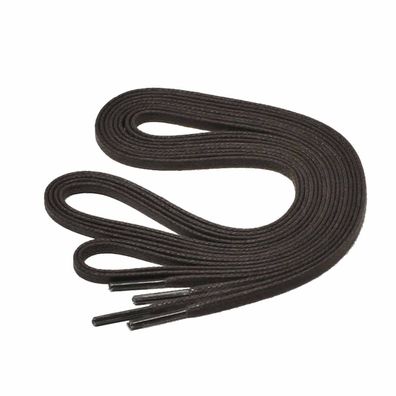 F3-CS Dunkelbraun | 3 mm breite flache gewachste Schnürsenkel