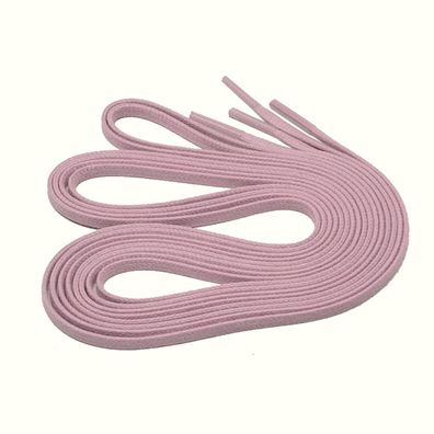 F3-CS ROSA | 3 mm breite flache gewachste Schnürsenkel