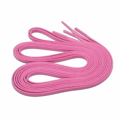 F3-CS PINK | 3 mm breite flache gewachste Schnürsenkel