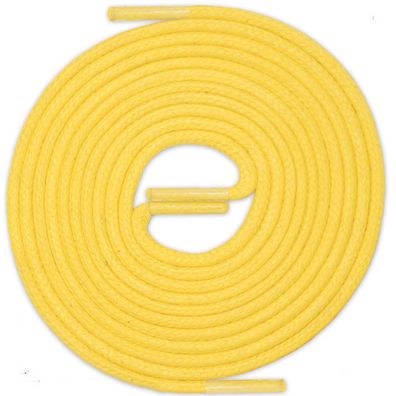R2-CS Citrusgelb | Durchmesser 2 mm Gewachste Schnürsenkel