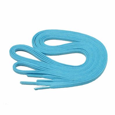 F3-CS TÜRKIS | 3 mm breite flache gewachste Schnürsenkel