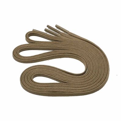 F3-CS TAUPE | 3 mm breite flache gewachste Schnürsenkel