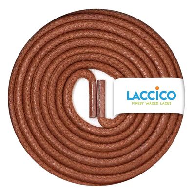 COGNAC | Durchmesser 2,5 mm, robuste gewachste allround Schnürsenkel