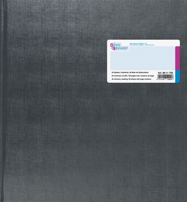 Spaltenbuch A4 96Bl 20Spalten K+E 86-11702 Deckenb.86-11702