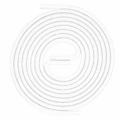 R3-CS WEISS | Durchmesser 3 mm, robuste gewachste allround Schnürsenkel