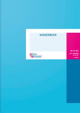 K&E Kassenbuch A4 40 Blatt kartoniert 8610201