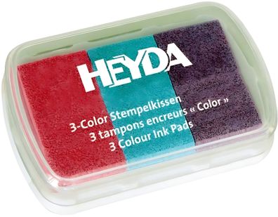 HEYDA 204888468 Stempelkissen 3-Color 9 x 6 cm Babyfarben