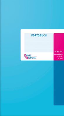 K&E Portobuch 3/4 A4 40 Blatt kartoniert 8610501