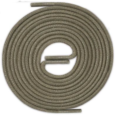 R2-CS Kakigrün | Durchmesser 2 mm Gewachste Schnürsenkel