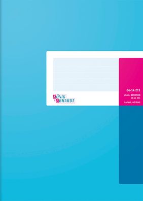 König Ebhardt Geschäftsbuch - A4, kariert, 40 Blatt