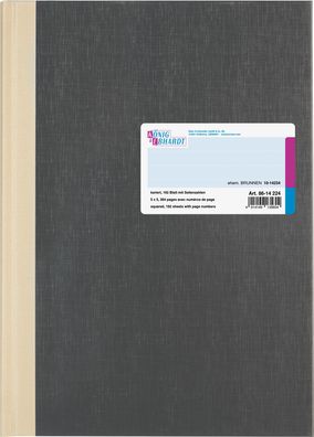 K&E Geschäftsbuch A4 kariert 192Bl 8614224