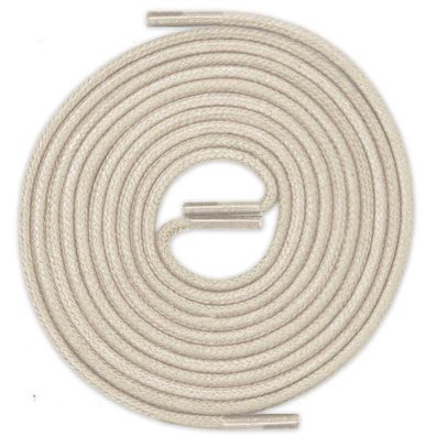 R2-CS GREIGE | Durchmesser 2 mm Gewachste Schnürsenkel