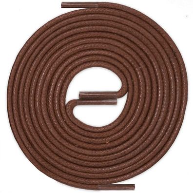 R2-CS BRAUN | Durchmesser 2 mm Gewachste Schnürsenkel