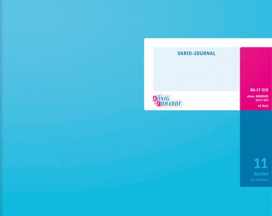 K&E Journal 11Konten 48 Blatt kartoniert 8617019