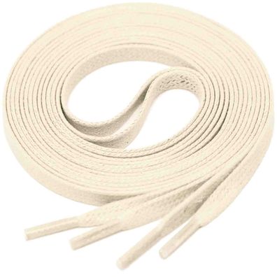 F4-CS Hellbeige | 4 mm breite flache gewachste Schnürsenkel