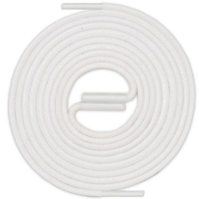 R2-CS WEISS | Durchmesser 2 mm Gewachste Schnürsenkel