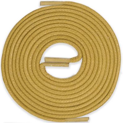 R2-CS Senfgelb | Durchmesser 2 mm Gewachste Schnürsenkel